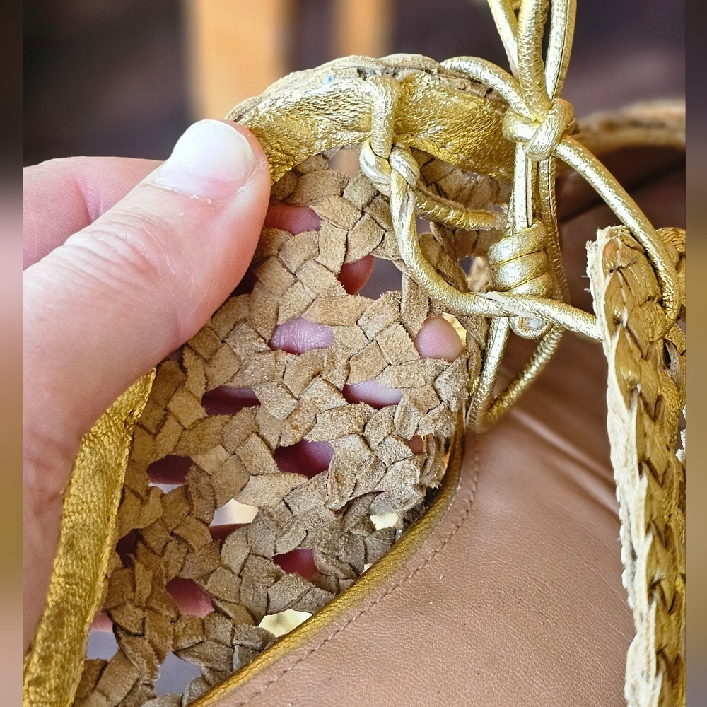 Ulla Johnson Belen Flats Gold - Picture 6 of 10